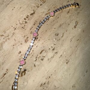 Elegant Pink and gold Women's Bracelet